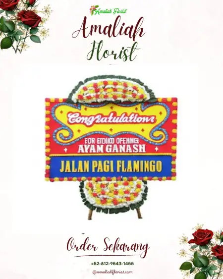Sewa Papan Bunga Keji